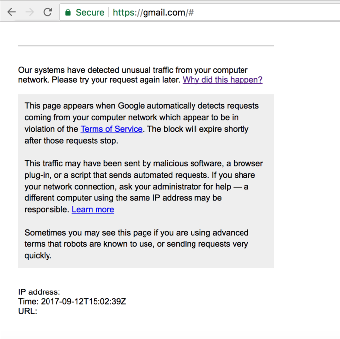 And down Gmail Goes, It's not just you, it's everyone!