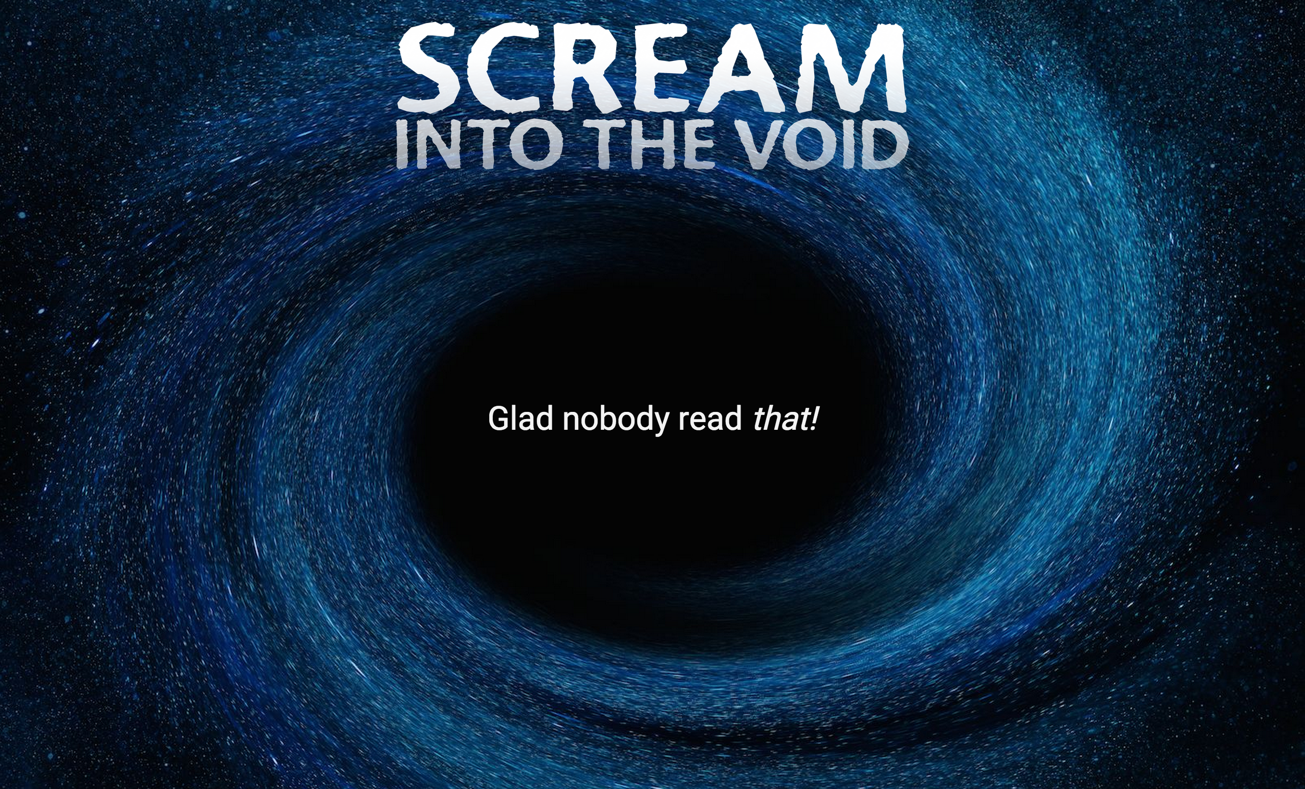 Last Week Tonight With John Oliver: Scream Into The Void